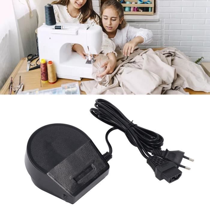 FOTABPYTI Pédale, Machine à Coudre à Pédale 3 Trous 4 Cœurs EU Plug 220V avec Cordon d FOTABPYTI Pédale, Machine à Coudre à Pédale 3 Trous 4 Cœurs EU Plug 220V avec Cordon d