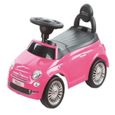 Voiture pour bébé - FIAT - COIL Petite voiture déambulateur pousseur - Rose - 4 roues-1