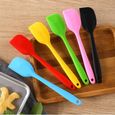 Moule à gateaux,Ensemble de spatule en silicone multicolore, de qualité alimentaire anti adhésive pour la cuisson du - Type Rouge -A-1