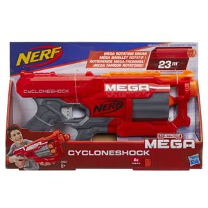 Nerf Mega Elite – Recharges X10 – Fléchettes Sifflantes – Portée 23 M