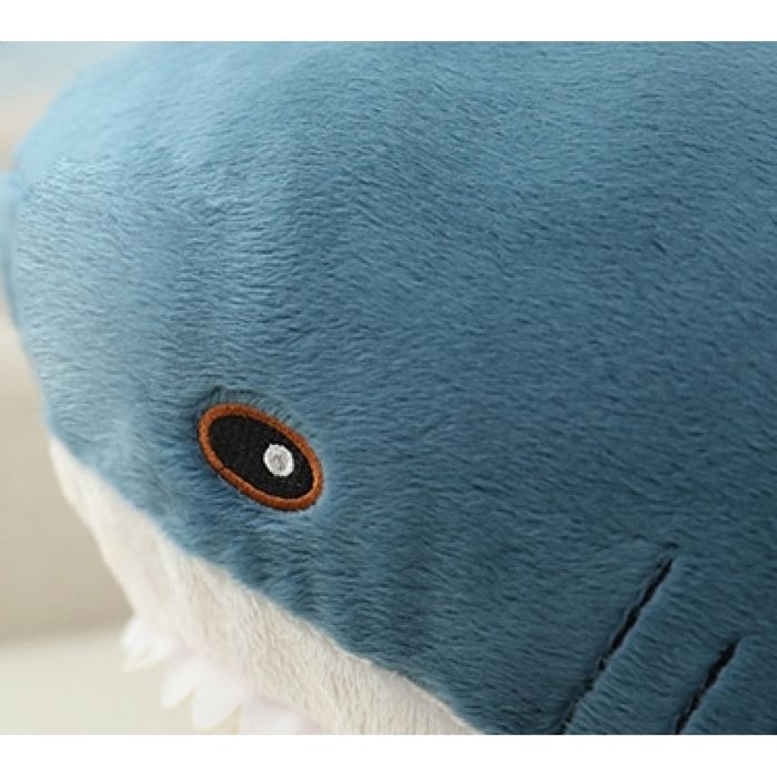 Coussin Requin Géant 100 Cm – Peluche Super Douce Et Mignonne – Décoration Et Câlin Pour Enfants