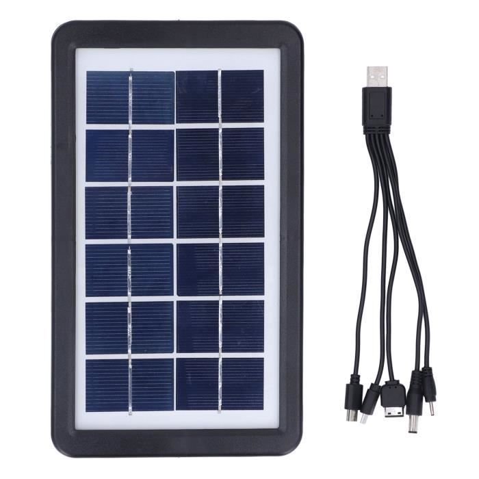 Fdit petit système d'alimentation de générateur solaire portatif extérieur  Chargeur de batterie de modules de kit de panneau - Cdiscount Bricolage