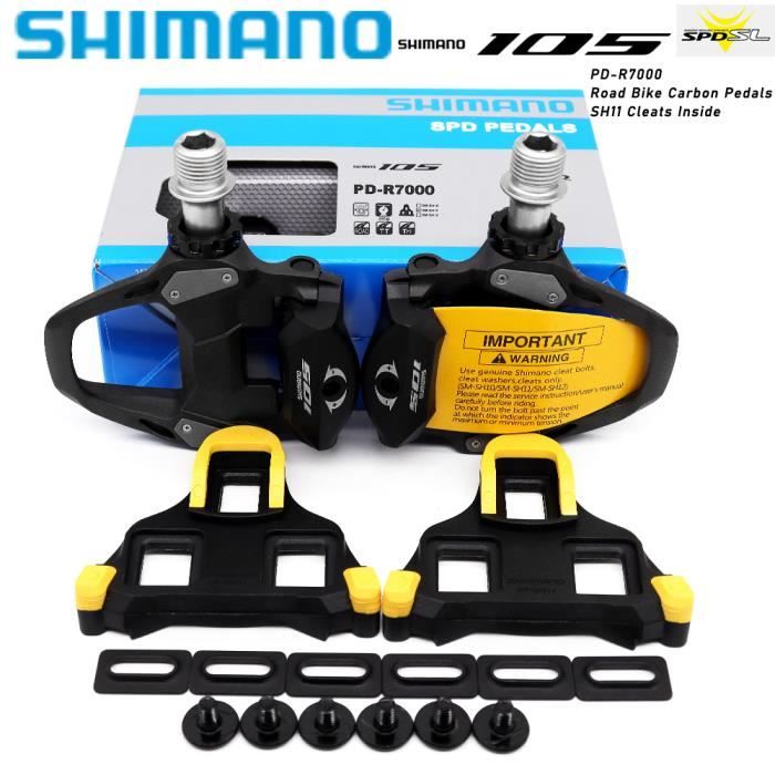 R7000 Shimano Pedales de velo de route 105 PD R7000 Ultegra R8000 Pedale autobloquante en carbone S P D ave Cdiscount Sport