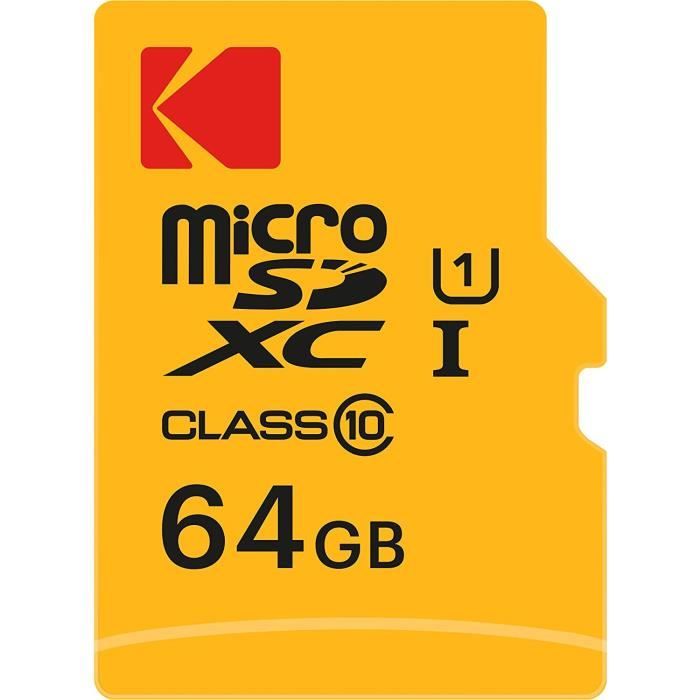 SanDisk-carte Micro SD, 64 go, classe 10 UHS-I, vitesse de lecture