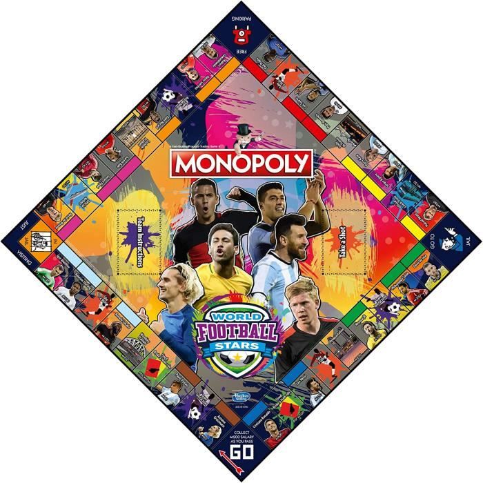 World Football Stars Monopoly Jeu de societe - Cdiscount Jeux - Jouets