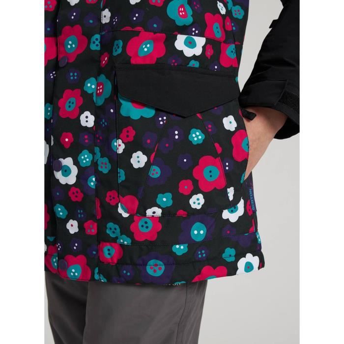 Veste De Ski snow Burton Elstar Flower Power Fille Cdiscount Sport