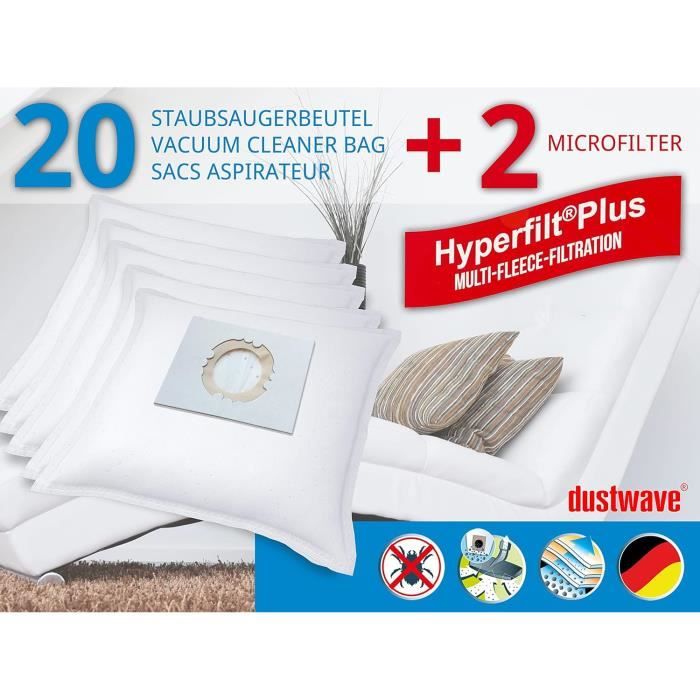 10 bolsas para aspiradoras AEG-Electrolux Vampyr CE 692, bolsas con