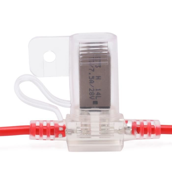 Gebildet Lot De 8 Porte-fusibles Étanches 12AWG Avec 8 Fusibles + Extracteur - 32V 30A