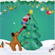 1.8M Sapin de Noël Gonflable+ Père Noël + Mini Chien Décoration Noël -2