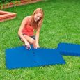 Tapis de sol modulable mousse - NEKA - 8 dalles pour piscine - Bleu - 50 cm x 50 cm x 0,4 cm-2