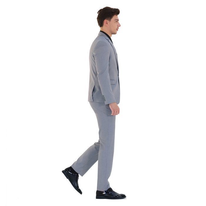 Costume Homme 3 Pièces Slim Fit - Smoking Élégant Deux Boutons - Mariage Bureau Cérémonie