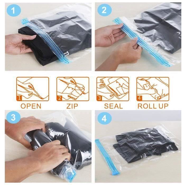 Poche vetement on sale sous vide