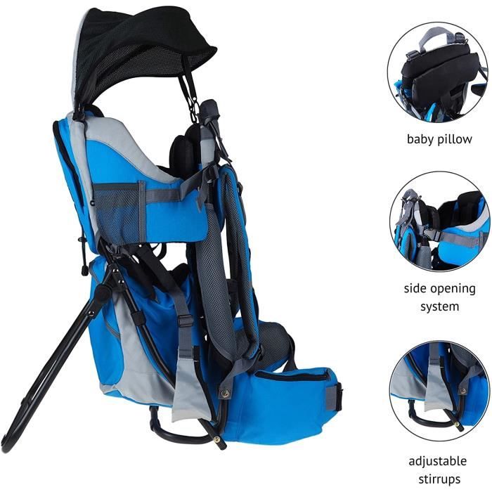 Porte b b de randonn e kangoo poids maximum de lenfant de 22 kg