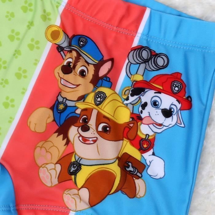 Maillot De Bain Paw Patrol Aqua Pups Combinaison De Surf Garçon - Pat Patrouille