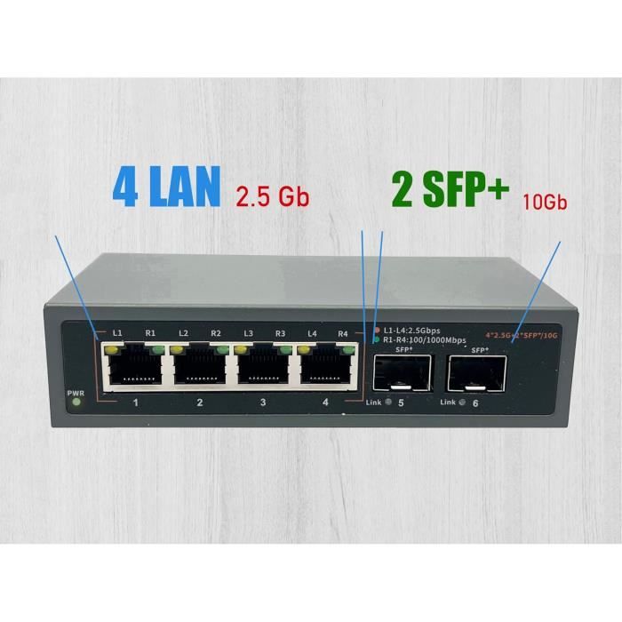 Modulo SFP+ 10Gb RJ45 Per Freebox Ultra - Compatibile Con Cisco, Ubiquiti, Netgear, Cavo Fino A 30m Con Cat7/Cat8 - Foto 10