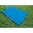 Tapis de sol modulable mousse - NEKA - 8 dalles pour piscine - Bleu - 50 cm x 50 cm x 0,4 cm-3