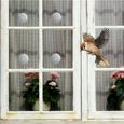 Pwshymi -Réflecteurs Anti Oiseaux 20PCS Adhésif Anti Oiseaux Balcon Protection Réflecteurs Protecteur De jardin protection Argent-3