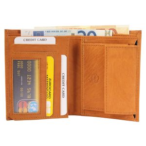 Portefeuille Enfant Garçon Avec Chaîne - Bourse à Trois Volets En Toile Camouflage, Porte-Monnaie Sport & Voyage Avec Fermeture Éclair