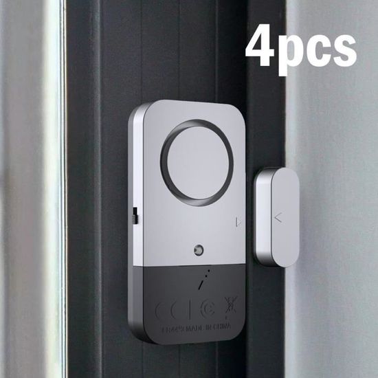 X1 Porte et fenêtre alarme carillon Home sécurité d'alarme de contact 