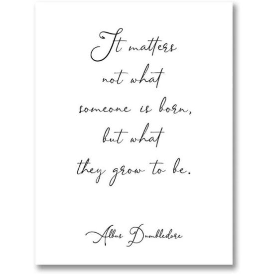 Dumbledore Citation Affiche Le Bonheur Peut Etre Trouve Peinture Noir Blanc Toile Tableau Art Mural Pour Enfants Chambre Salon Dec Cdiscount Maison