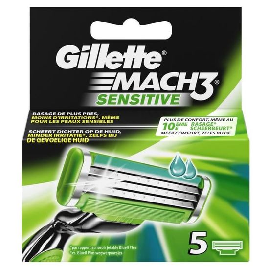 Lame gillette mach 3 sensitive