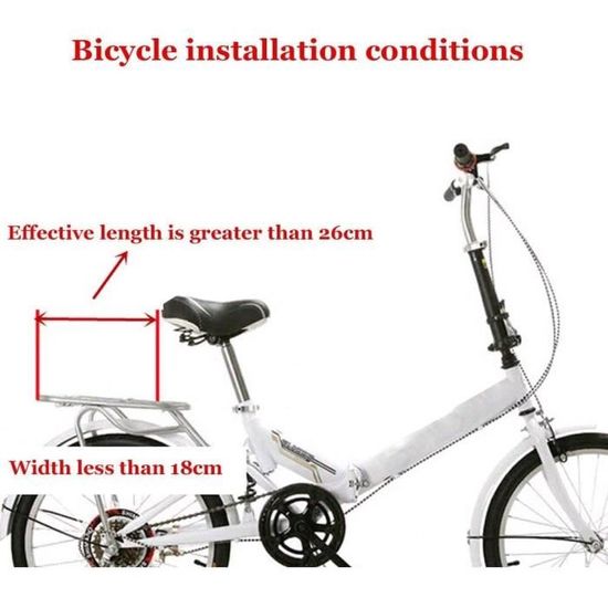 Qearal Siège de vélo avant pour enfant, pour VTT, vélo de ville, vélo
