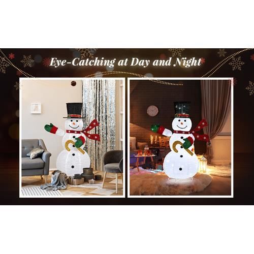 Bonhomme De Neige Lumineux Goplus 150 Cm : Avis Et Astuces Pour Noël