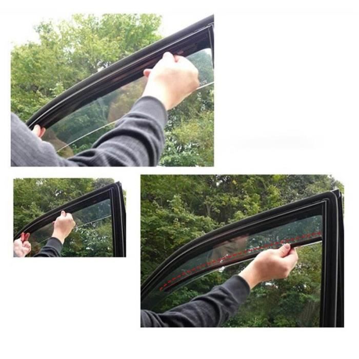 pare-soleil de fenêtre latérale pour voiture (2 pièces), rideau de