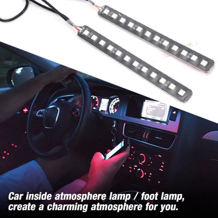 RGB LED voiture décor plancher intérieur lampe d'ambiance