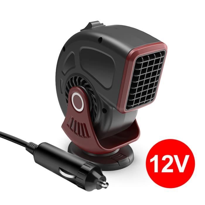 Chauffage Voiture 12V Chauffage Soufflant Voiture 12V RosyFate - 2 En 1 Air Chaud/ventilé - Rotatif 360° - Dégivrage Rapide Dégivreur Pare-brise Auto Chauffage Voiture 12V Chauffage Soufflant Voiture 12V RosyFate - 2 En 1 Air Chaud/ventilé - Rotatif 360° - Dégivrage Rapide Dégivreur Pare-brise Auto
