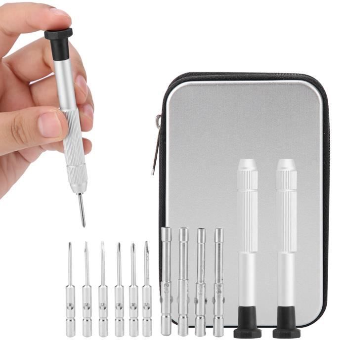 Lot De 2 Kits Tournevis De Précision Pour Réparer Lunettes, Montres, Téléphones - Multibits
