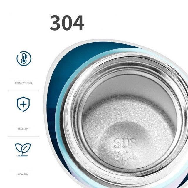 Bouteille Thermos En Acier Inoxydable Avec Gobelet ; Thermos à