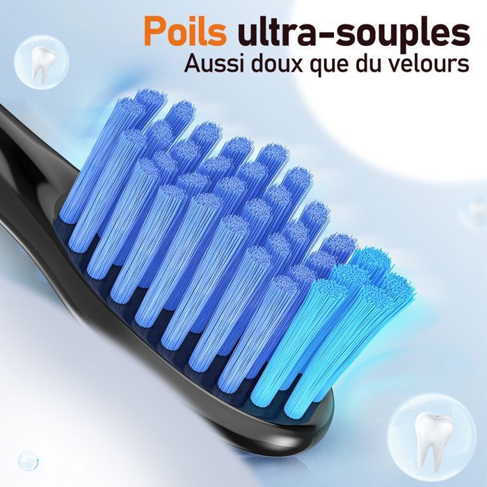 Lot De 10 Têtes De Rechange Pour Brosse à Dents électrique 7am2m AM110 - Marque GOOSGO