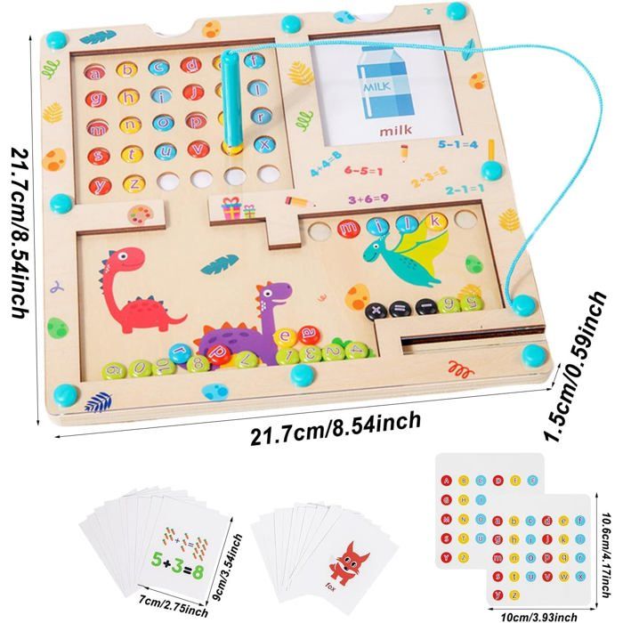 CLISPEED Bâtonnets Comptage Colorés – Apprentissage Maths Maternelle