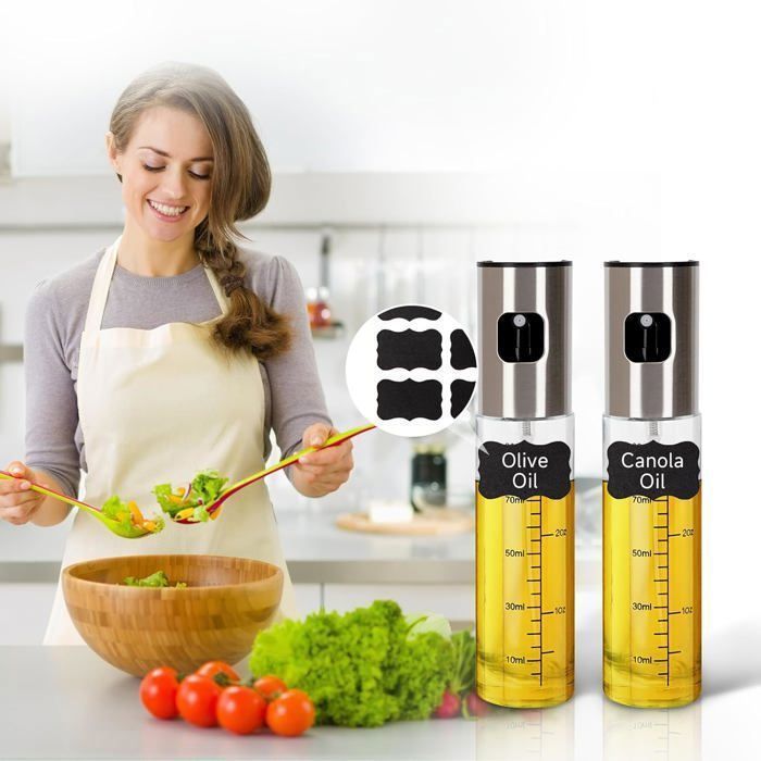 Spray Huile Cuisine Blendura 470ml - Verre 2 En 1 Pulvérisation Et Versement - Pour Air Fryer Et Cuisson