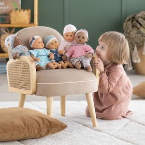 Bébé Du Bon Marché : Poupée, Corps Articulé, Tête En Biscuit, Yeux En Sulfure Bouche Ouverte Habits Et Emballage Dorigine Hauteur 33 Cm