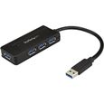 StarTech.com Hub USB 3.0 - Dock 4 Ports SuperSpeed 5Gbps avec Charge Rapide USB 3.1 Gen 1 Type-A pour PC Fixe/Portable - Alim-0