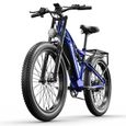 MX03 Full Shock Electric Bike 500w Octagon - 26'' Adult 7 Speed - Hydraulic Oil Brake - Electric Fat Bike - 48V15AH-0