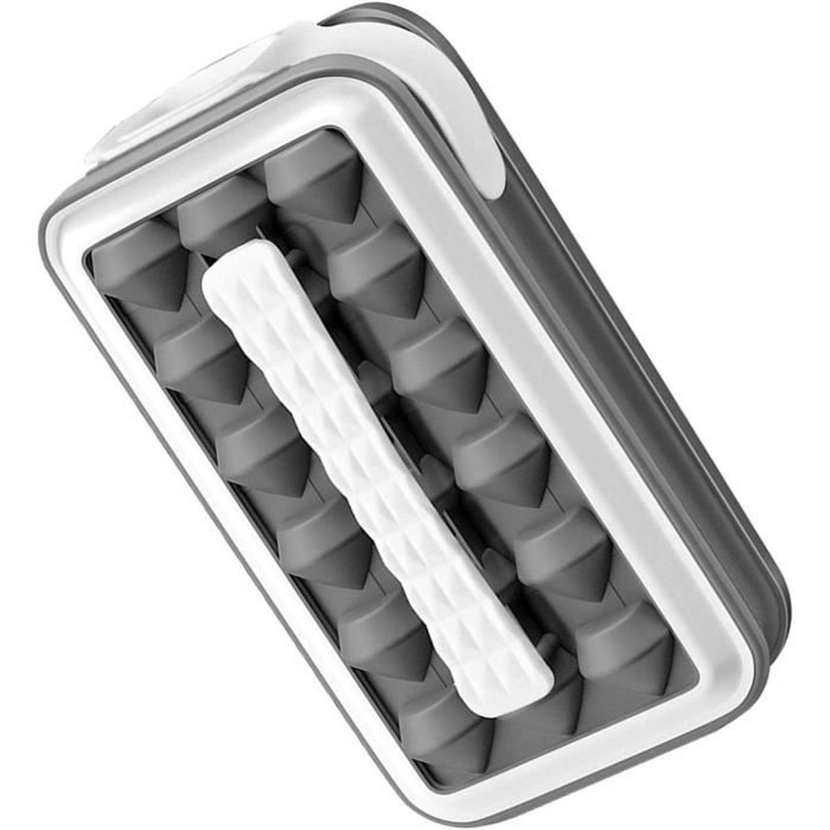 Bacs à glaçons 2 en 1,Bac à glaçons avec Couvercle pour Cocktails