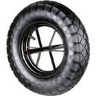 Roue de brouette - Caujolle - Gonflable - Noir - Jante tôle peinte - Pneumatique 4PR