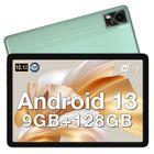 Tablette tactile DOOGEE T10E PC 10,1 pouce FHD 6580mAh batterie 9Go+128Go, 8MP Caméra, Double SIM, 4G GPS OTG, Android 13 - Vert