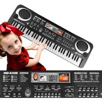 Synthetiseur electrique Clavier à 61 touches jouet musical cadeau électrique piano avec Microphone UE plug outil pédagogique précoce