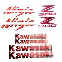 Z900 Rouge - Autocollants De Roue De Réservoir De Carburant, Décalcomanies D'emblème 3d Pour Kawasaki Ninja 1