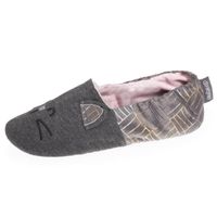 Chaussons - ISOTONER - Femme - Jersey - Semelle antidérapante