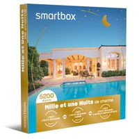 Smartbox - Mille & une nuits de charme - Coffret Cadeau | 5200 séjours : hôtels 3* à 4*, domaines, maisons d’hôtes et hébergements i