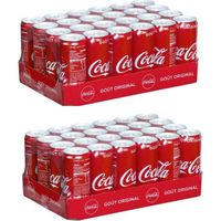 Coca Cola PACK XXL 48 unités de 330ml, canettes slim