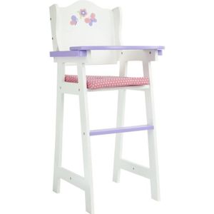 NURSERIE Chaise haute pour poupée - Teamson Kids - Blanc et