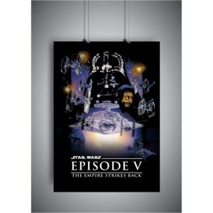 AFFICHE - POSTER Poster STAR WARS 5 the empire strikes back affiche cinéma wall art - A4 (21x29,7cm)