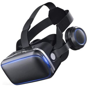 LUNETTES 3D Casque Réalité Virtuelle, Lunettes 3D VR pour Jeux et Films Compatibles avec iPhone Android(4,7 à 6,0 Pouces),Lunette 3D Films A200