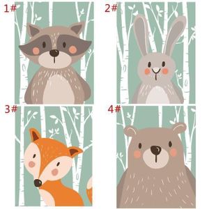 1 Decoration Pour Chambre De Fille Ou Garcon 21x30cm Chambre De Bebe Lot De 4 Affiches Pour Chambre Denfant Ourson Lapin Renard Foret Sans Cadre Photo Tableaux Accessoires Et Decorations Centroarco Com